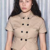 Trench Top | Camel
