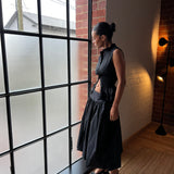 Bubble Midi Skirt | Black