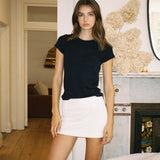 Soho Mini Skirt | White