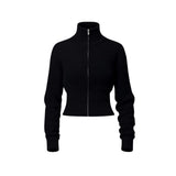 Cotton Cashmere Zip Up
