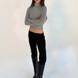 Cotton Cashmere Zip Up