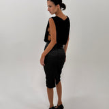 Leather Waistband Top