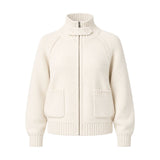 Chunky Knit Zip Up