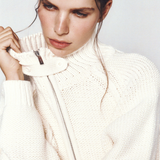 Chunky Knit Zip Up