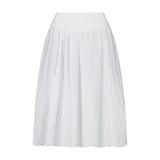 Bubble Midi Skirt | White