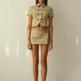 Trench Skort | Camel