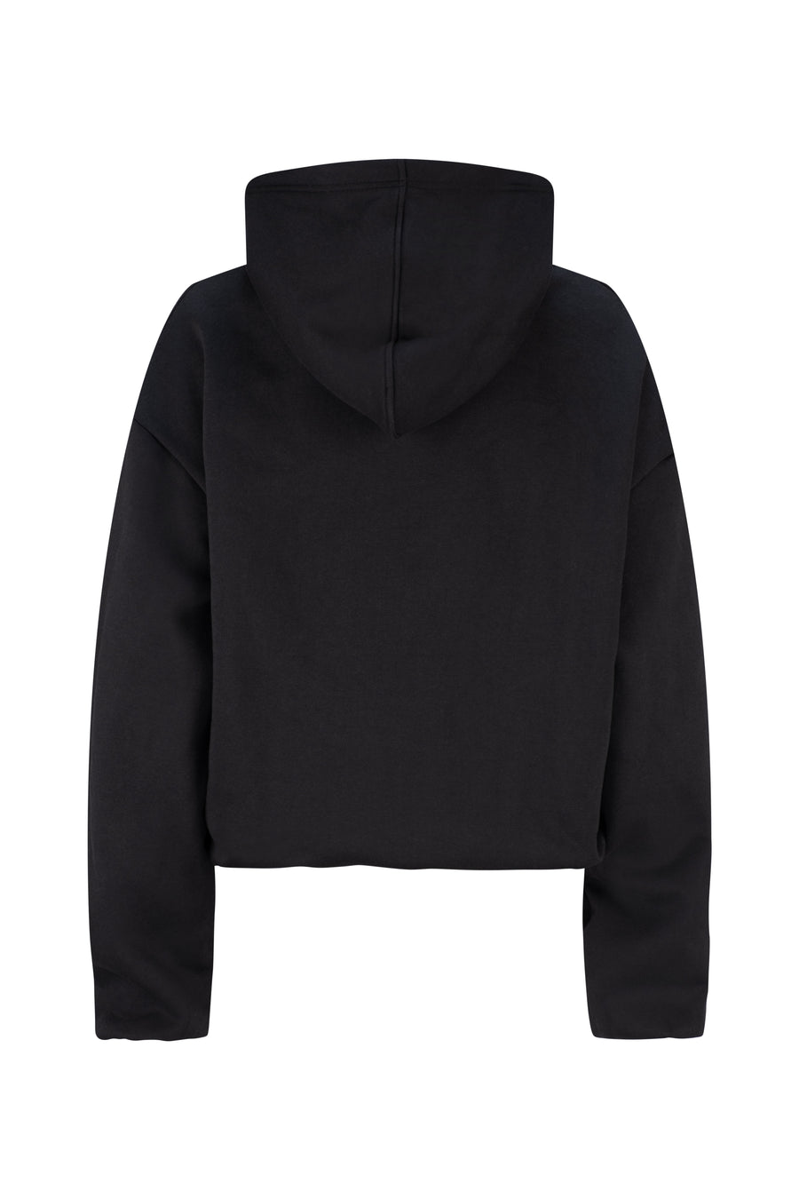 Embroidered Bow Hoodie | Black
