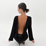 Open Back Long Sleeve