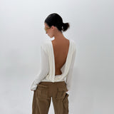 Open Back Long Sleeve