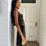 Lace Trim Slip Skirt