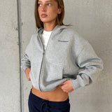 Fleece Zip Up Hoodie