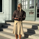 Chocolate Bomber Jacket