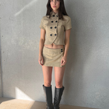 Trench Top | Camel
