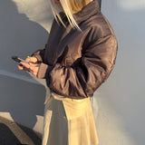Chocolate Bomber Jacket