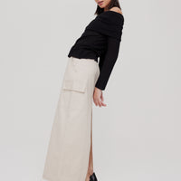 Soho Maxi Skirt | Beige