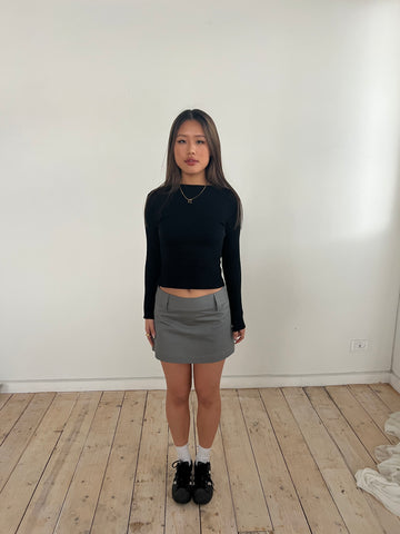 Soho Mini Skirt | Stone