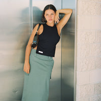 Soho Midi Skirt | Khaki